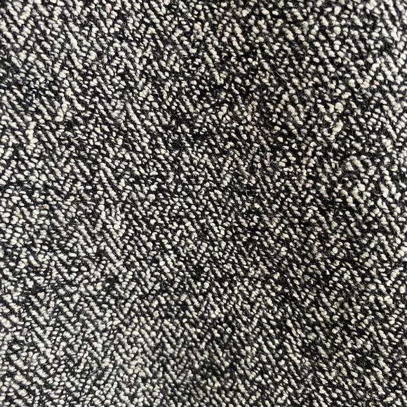 Wool & Silk Talbots Petites Tweed Leather Herringbone Blazer  Jacket Medium 10 - Picture 8 of 14